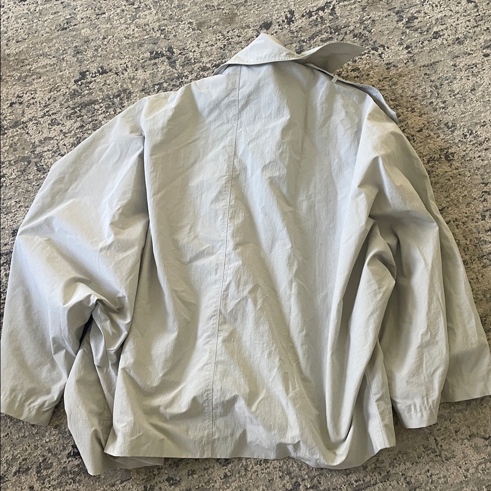 Gentle Herd Double Breasted Short Trench Coat - Picture 12 of 12